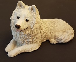 Sandicast Samoyed White Alaska Husky Spitz Dog Figurine 10&quot; Sandra Brue ... - $69.22