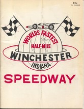 Winchester Speedway USAC Sprint Car Race Program 1967-race info-Rutherford-VG - $62.47