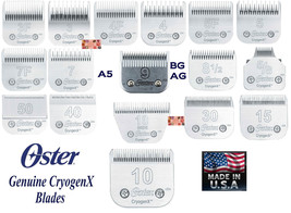 OSTER CryogenX A5 Blade*Fit A6,Andis AGC AG BG,Many Wahl,Moser,Aesculap Clippers - £28.76 GBP+