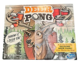 NEW!! Hasbro Deer Pong Family-Friendly Talking Deer Head Board Game for ... - $13.14