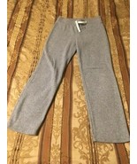 Girl&#39;s Faded Glory Fleece Pants--Size L (10-12)--Gray - £4.73 GBP