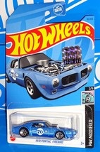 Hot Wheels 2023 Factory Set HW Modified #18 1970 Pontiac Firebird Blue w/ 5SPs - £3.13 GBP