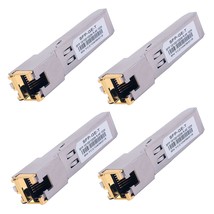 4Pcs 1000Base-T Gigabit Sfp To Rj45 Copper Ethernet Modular Transceiver For Cisc - £84.78 GBP