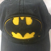 Dc Comics Batman Bat Signal Black Snapback Baseball Hat Cap Patch Canvas - £13.22 GBP
