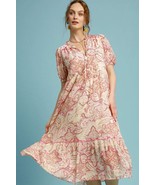 Umgee Full Size Printed Puff Short Sleeve Midi Dress Plus Size - €49,35 EUR+