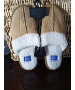 Blue Suede Shoes Size 7/8 Brown Slippers - $581.94 MXN