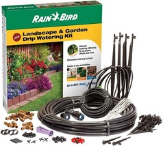 Rain Bird LNDDRIPKIT Drip Watering Irrigation Kit, Green, 108-Pcs - $75.87 CAD