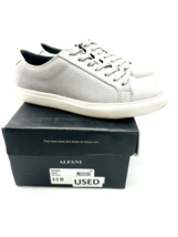 Alfani Men Micah Perforated Sneakers - Grey, US 8.5M  *used* - £13.16 GBP