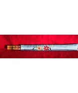 Vintage New Lacquered Chopsticks Geisha Design w Blue Fabric Embroidered... - €11,11 EUR