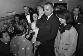 President Lyndon B. Johnson Being Sworn In After Jfk Ass ASIN Ation 13X19 Photo - £14.17 GBP