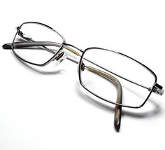 Luxottica Silver Tone Metal Eyeglasses FRAMES ONLY - Memorize 51-18-130 - $36.58