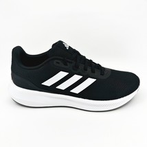 Adidas Runfalcon 3.0 Black White Womens Wide Width Running Shoes HP6652 - £39.27 GBP
