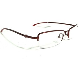 Christian Dior CD3627 HJ3 Eyeglasses Frames Red Rectangular Half Rim 51-17-135 - $100.77