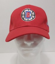 Pre Owned NBA Los Angeles LA Clippers Adjustable Hat Cap Red - £7.67 GBP