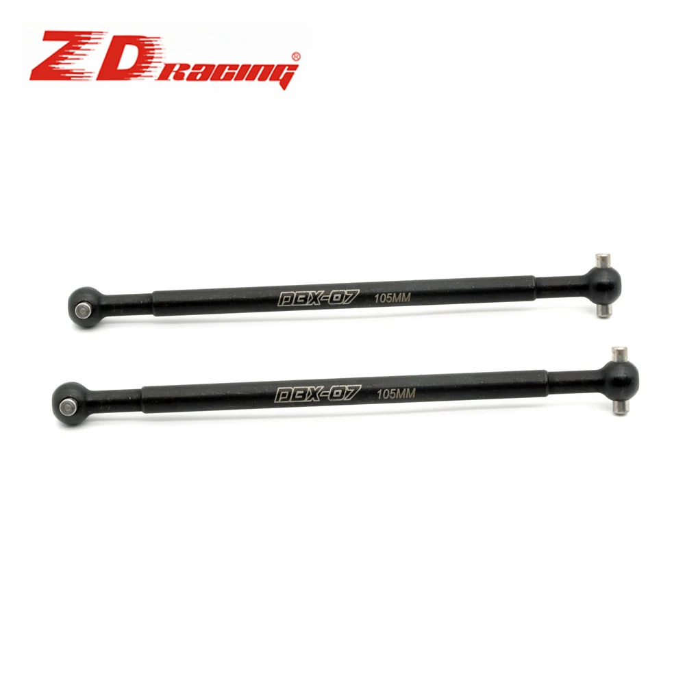 Zd racing metal 106mm rear drive shaft cvd dog bone 8612 is applicable to 1 7 thumb200