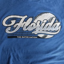 T Shirt University Florida Athletics Baseball Gator Nation Adult Size L ... - £9.38 GBP
