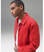 Jordan FN4527 Essentials Chicago Jacket Lobster Red ( XL ) - $190.12 CAD