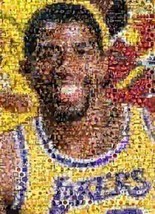 Amazing LA Lakers Magic Johnson Montage numbered to 25 - £9.19 GBP