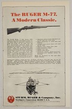 1969 Print Ad The Ruger Model 77 Bolt Action Rifle Sturm Southport,Connecticut - $10.78