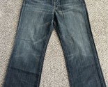 7 For All Mankind Relax Button Fly Mens Blue Jeans Style T521061U 061U S... - $21.49