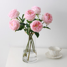 Artificial Real touch advanced Austin rose flower wedding decoration pho... - $6.99