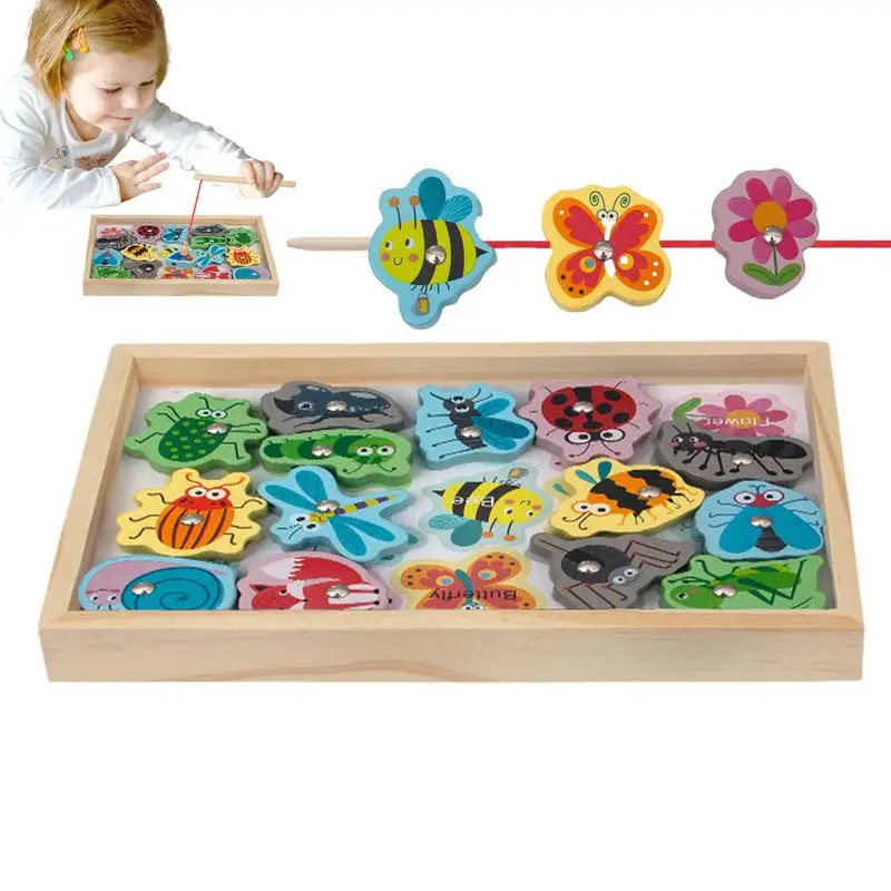 Magnetic Rod Game Magnetic Fishing Games With Vivid And Child-Friendly Design - £9.74 GBP+