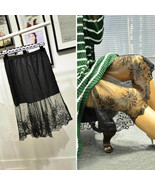 Women&#39;s Lace Slip Dress Skirt Extender Underskirt A-Line Skirts Layering... - £7.70 GBP