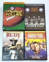 Friday Night Lights, The Longest Yard, Rudy &amp; NFL Greatest Follies DVD - £6.99 GBP