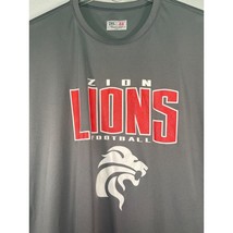 Zion Lions Tshirt Size 2XL Gray Polyester - $13.16