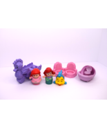 Lot of Modern Fisher Price Little People Disney Little Mermaid Figures &amp;... - $272.95 MXN