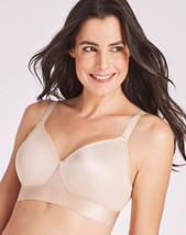 Bali Bra Wirefree Bounce Control Wide Support Band Smoothing Cool Comfort 3458 - £32.07 GBP