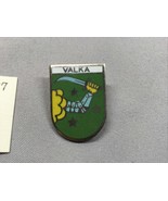 VALKA LATVIA Vintage  COAT OF ARMS PIN - $376.54 MXN