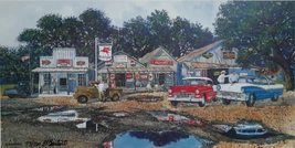 Backroads Mall- Signed and Numbered Limited Edition Print by George Boutwell - 1 - £117.50 GBP