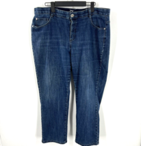 Womens Jms Blue Denim Jeans Size 20W Short - $21.85