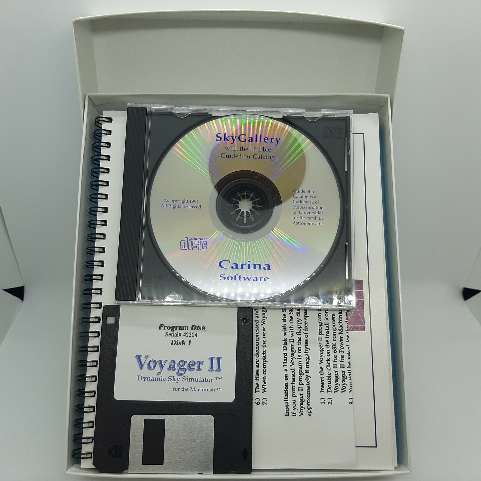 Voyager II the Dynamic Sky Simulator CD-ROM by Carina Software for MAC 2.0 ~1994 Item image 4