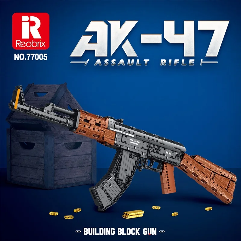 High-Tech SWAT Military WW2 Weapons Gun Russian AK-47 Assault Rifle Tech - £74.46 GBP