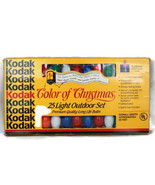 Vintage Kodak Color of Christmas 25 Light Outdoor Set  - £34.82 GBP