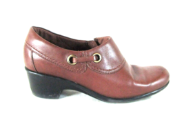 Clarks Brown Leather Comfort Casual Shoes Women&#39;s 8 M (SW31) - $22.77