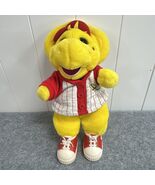 1994 BJ Barney Junior Plush Vintage Toy 90s Yellow Dinosaur Red Shoes Ly... - $79.99