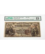 1882 Brown Back $20 National Currency Note Fr #496 Hanover NB Ch #1352 F... - $47,671.76 MXN