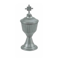 7.5&quot; Cemetery Grave Garden Home Chappel Metal Incense Burner with Ash Bi... - $429.27 MXN