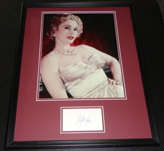 Zsa Zsa Gabor Signed Framed 16x20 Photo Display JSA - £193.60 GBP