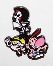 The Grim Adventures of Billy &amp; Mandy Animation TV Group Metal Enamel Pin NEW - £6.12 GBP