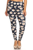 Plus Size Buttery Soft Print Leggings, High Waist, Comfortable &amp; Stylish... - $14.25