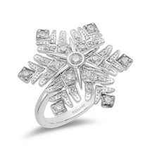 1/2 CTTW Elsa Snowflake Anniversary Wedding Ring, Rapunzel Filigree Wedding Ring - £39.96 GBP