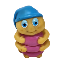 Vintage 1985 Hasbro Glo Snugnug Glo Worm Friends Glow In The Dark Finger Puppet - £14.27 GBP