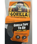 Gorilla Black Duct Tape To-go, 1 In X 30 Ft Single Roll - $169.43 MXN