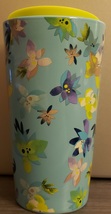 *Starbucks 2023 Blue Magnolia Ceramic Tumbler NEW WITH TAG and Inserts - £25.15 GBP