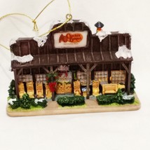 Cracker Barrel Old Country Store Ornament 2&quot; Building Brown Christmas - £11.84 GBP