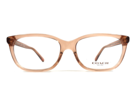 Coach Eyeglasses Frames HC6139U 5822 Transparent Saddle Asian Fit 53-15-140 - £61.17 GBP